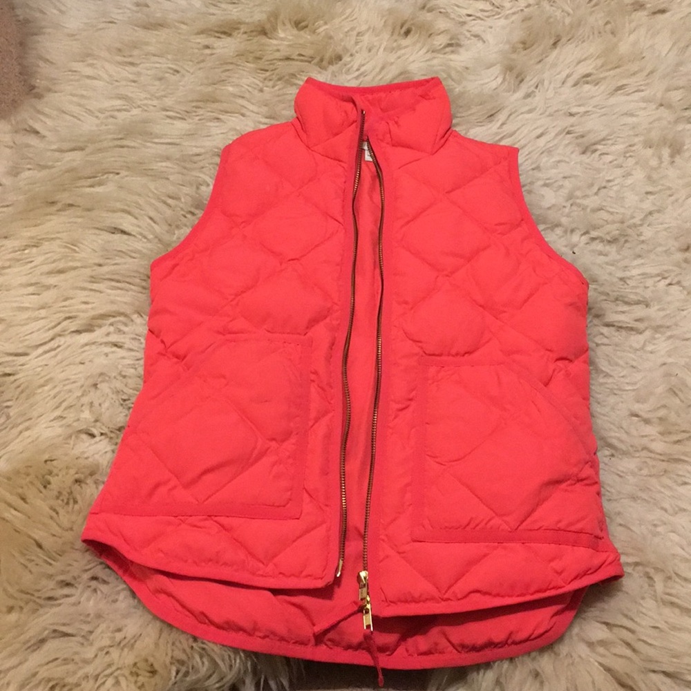 Coral J Crew vest xxs